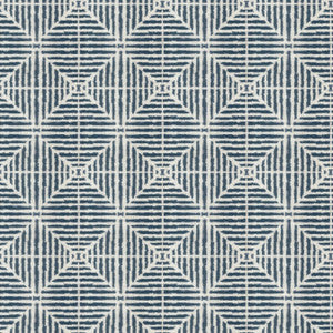 Belmont 1 Indigo by Stout Fabric