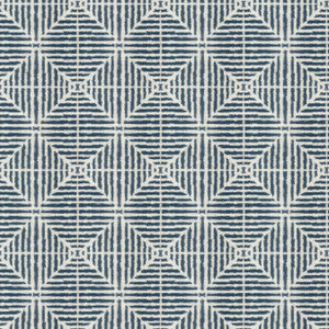 Belmont 1 Indigo by Stout Fabric