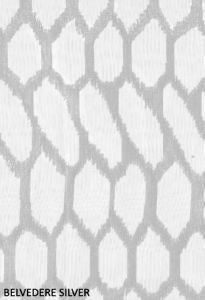 Belvedere Silver by Norbar Fabric SHEER PASSION 100% POLYESTER TURKEY 34"V 15 1/4"H 122 - Fabric Carolina -