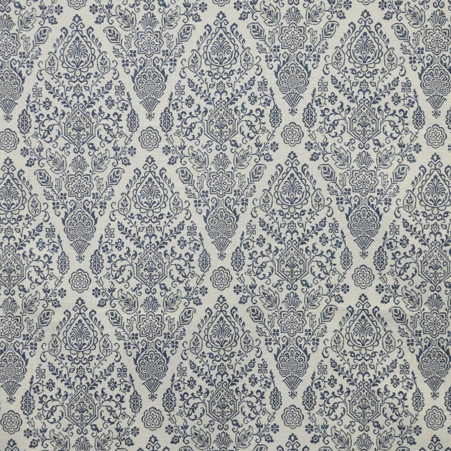 Bethnal # 107 Delft by Maxwell Fabric Color Theory-Vol.Vii Neptune 100% COTTON SPAIN V-9" H-9" 54" - Fabric Carolina -