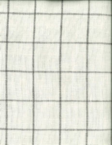 Bendel Stone 925 by Norbar Designer Fabric LINCHEX 100% LINEN INDIA 2"V 2"H 54" - Swanky Fabrics -