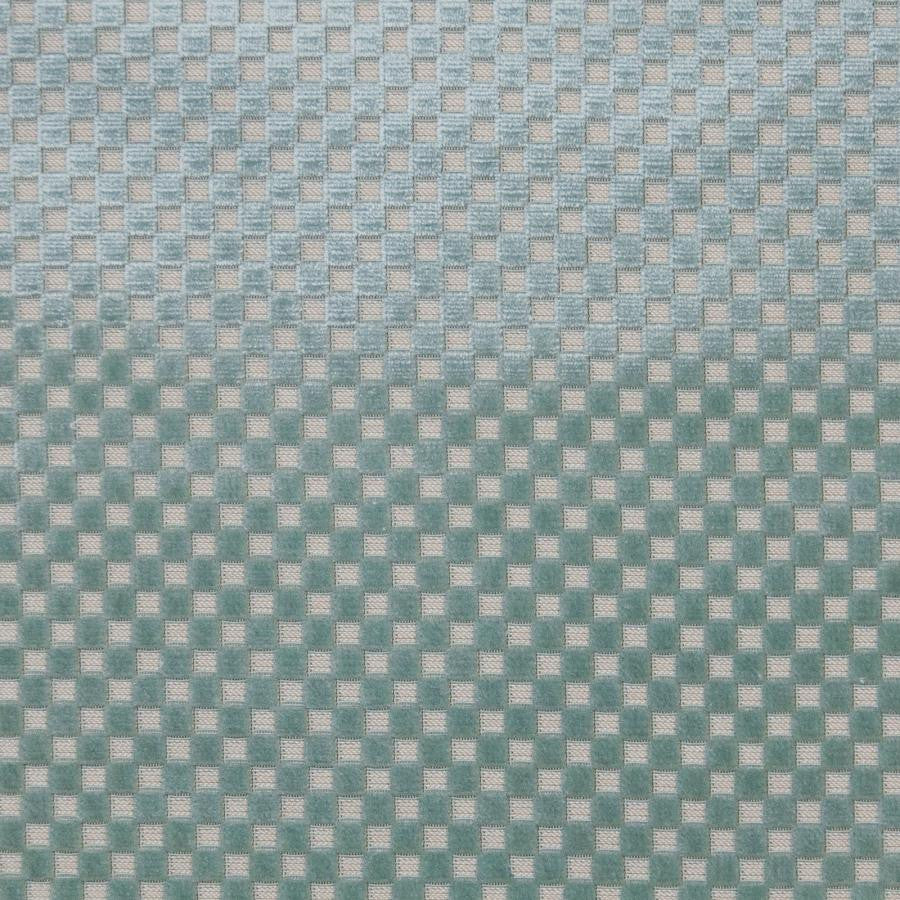 Bolzano # 630 Duckegg by Maxwell Fabric Performance Cut Velvets 72% VISCOSE
23% POLYESTER
5% COTTON BELGIUM V-0.9"H- 0.8" 55" - Fabric Carolina -