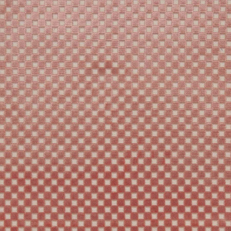 Bolzano # 647 Rosy by Maxwell Fabric Performance Cut Velvets 72% VISCOSE
23% POLYESTER
5% COTTON BELGIUM V-0.9"H- 0.8" 55" - Fabric Carolina -