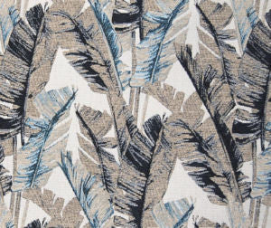 Berwyn Navy Sand by Norbar Fabric SOLEIL 100% SOLUTION DYED POLYESTER 11 1/6"V 13 1/2"H 54 - Fabric Carolina -