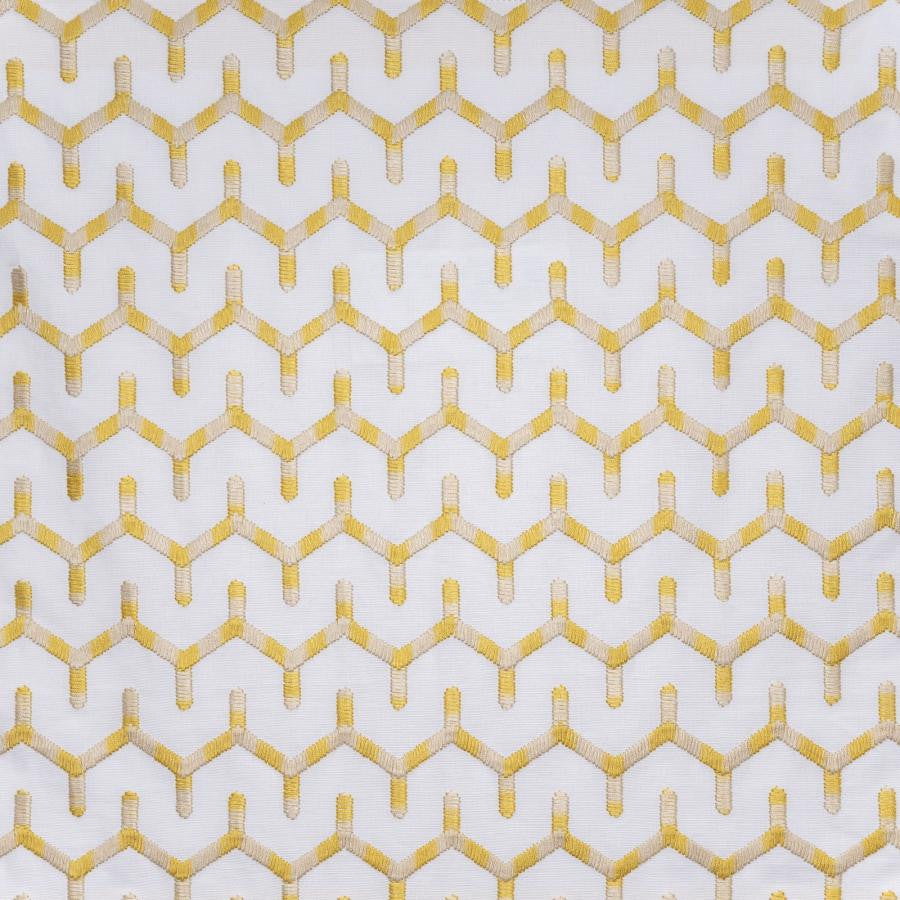 Bozeman # 620 Canary by Maxwell Fabric Color Theory-Vol.Viii Tigerseye 100% COTTON EMB. - 100% COTTON INDIA V-2" H-2" 54"EMB.52" - Fabric Carolina -