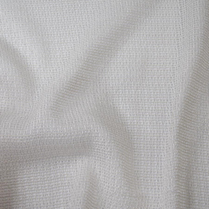 Bastille # 202 Selenite by Maxwell Fabric Sheer Glam 92% RECYCLED POLYESTER
8% POLYESTER INDIA 123" - Fabric Carolina -