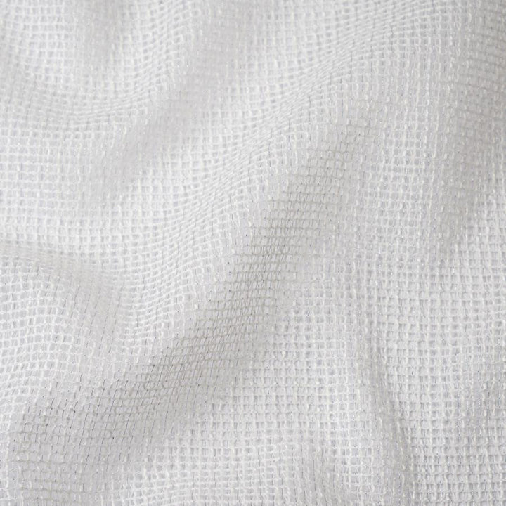 Bastille # 247 Frosting by Maxwell Fabric Sheer Glam 92% RECYCLED POLYESTER
8% POLYESTER INDIA 123" - Fabric Carolina -