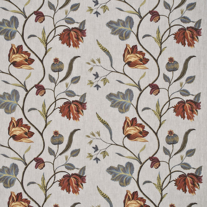 Tulip Tree Linen Pimento by G P & J Baker Fabric OLEANDER COLLECTION LINEN - 62%;VISCOSE - 38% India Horizontal: 24.428 and Vertical: 14.972 49.25 - Fabric Carolina -