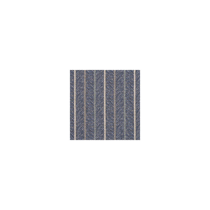 Silverton Stripe Indigo by G P & J Baker Fabric SILVERTON WEAVES VISCOSE - 63%;LINEN - 32%;POLYESTER - 5% Italy - Horizontal: 4.334 and Vertical: - 55.16 - Fabric Carolina -