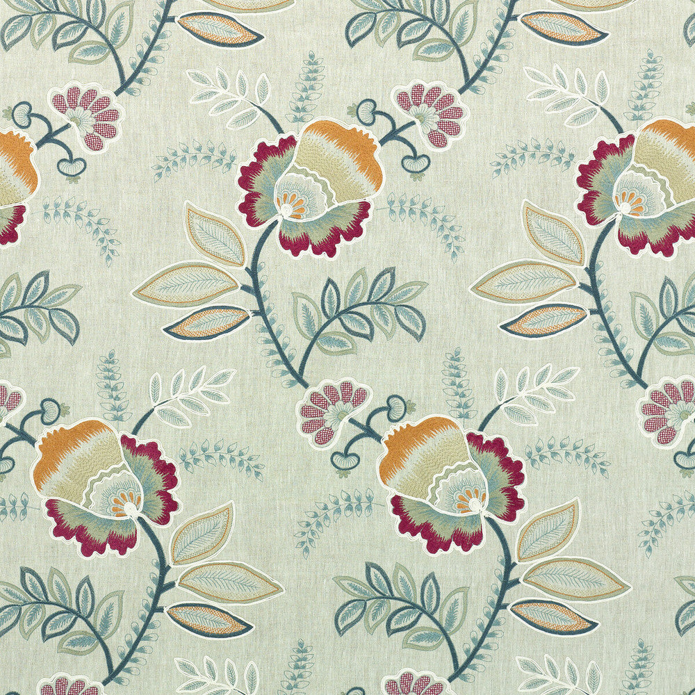 Somerford Linen/Multi by G P & J Baker Fabric LARKHILL LINEN - 65%;VISCOSE - 35% India - Horizontal: 17.336 and Vertical: 30.732 52.402 - Fabric Carolina -