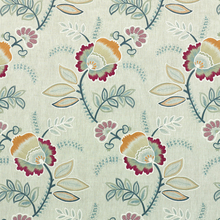 Somerford Linen/Multi by G P & J Baker Fabric LARKHILL LINEN - 65%;VISCOSE - 35% India - Horizontal: 17.336 and Vertical: 30.732 52.402 - Fabric Carolina -