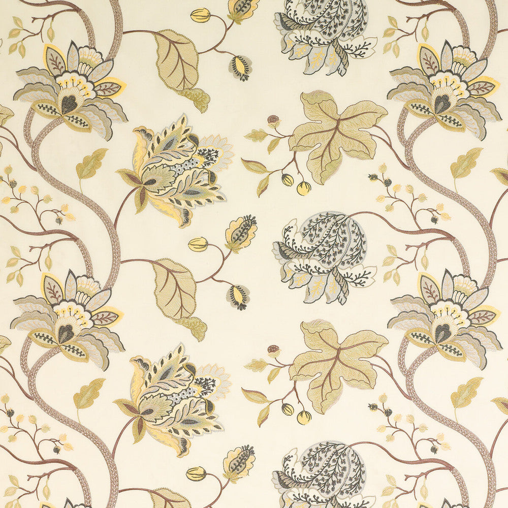 Devereux Silver/Pewter by G P & J Baker Fabric G P & J Baker Fabric Devereux Silver/PewterFabric LARKHILL VISCOSE - 45%;COTTON - 35%;SILK - 20% India </p><p>Repeat: H: 24.625, V: 15.366 49.25 - Fabric Carolina -