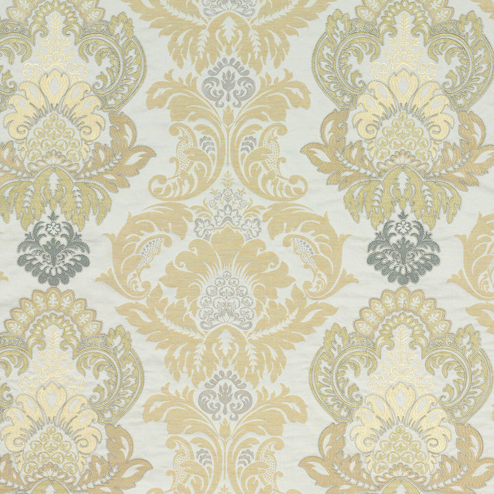 Waterford Damask Bronze/Natural by G P & J Baker Designer Fabric SIMPLY DAMASK POLYESTER - 57%;LINEN - 28%;VISCOSE - 15% India Horizontal: 25.61 and Vertical: 22.852 51.22 - Swanky Fabrics -