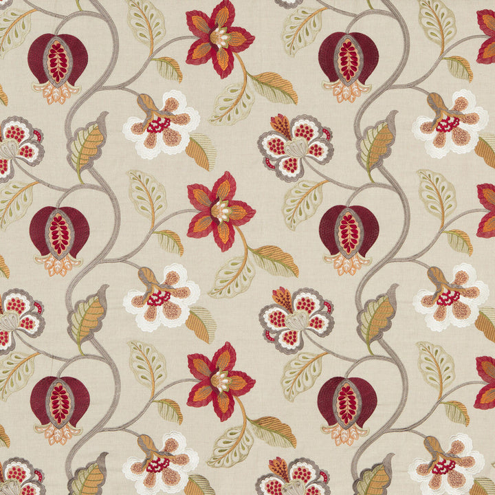 Elvaston Red/Ivory by G P & J Baker Fabric G P & J Baker Fabric Elvaston Red/IvoryFabric LANGDALE LINEN - 35%;VISCOSE - 35%;COTTON - 30% India </p><p>Repeat: H: 25.216, V: 14.972 50.432 - Fabric Carolina -