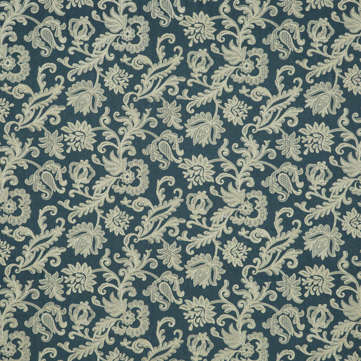 Derwent Indigo by G P & J Baker Fabric LANGDALE LINEN - 47%;VISCOSE - 47%;POLYESTER - 6% India Horizontal: 25.216 and Vertical: 14.972 50.432 - Fabric Carolina -
