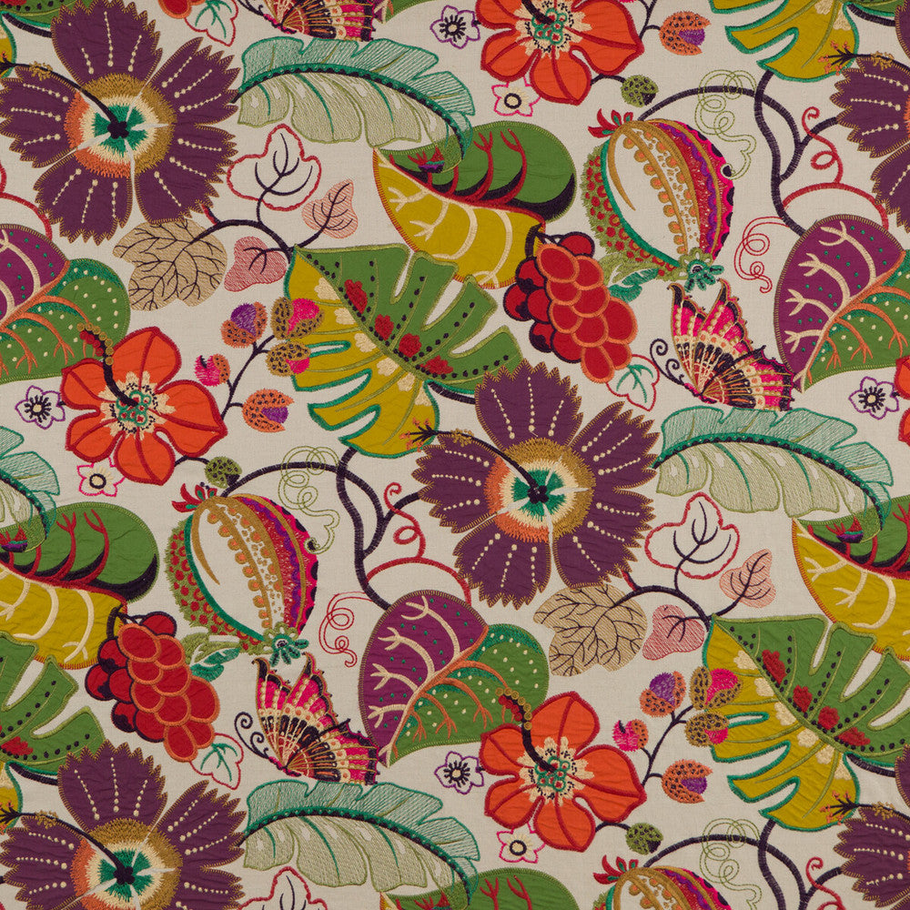 Botanical Garden Fig by G P & J Baker Fabric LANGDALE LINEN - 53%;POLYESTER - 20%;VISCOSE - 17%;COTTON - 10% India Horizontal: 33.49 and Vertical: 29.55 51.22 - Fabric Carolina -