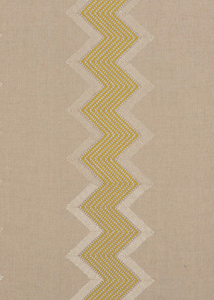 Farley Stripe Gilt by G P & J Baker Fabric COSMOPOLITAN LINEN - 65%;VISCOSE - 35% India - Horizontal: 17.927 and Vertical: 5.91 53.584 - Fabric Carolina -