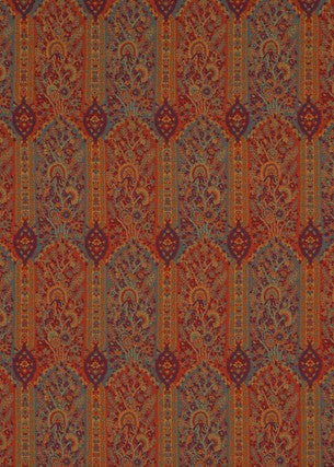 Winton Spice/Teal by G P & J Baker Fabric COSMOPOLITAN VISCOSE - 89%;POLYESTER - 11% Turkey - Horizontal: 13.396 and Vertical: 22.852 53.584 - Fabric Carolina -