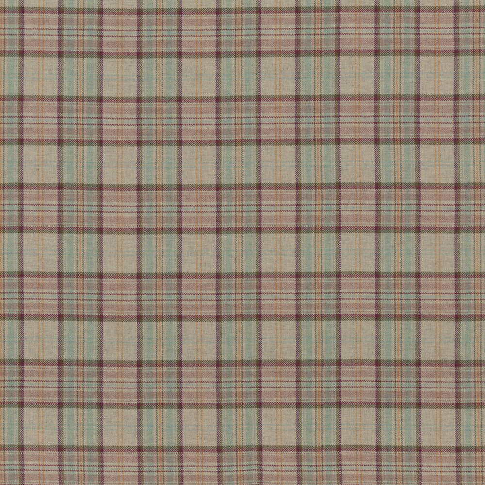Victoria Plaid Quartz by G P & J Baker Fabric HISTORIC ROYAL PALACES MERINO WOOL - 50%;WOOL - 50% United Kingdom Horizontal: 6.501 and Vertical: 7.092 58.706 - Fabric Carolina -