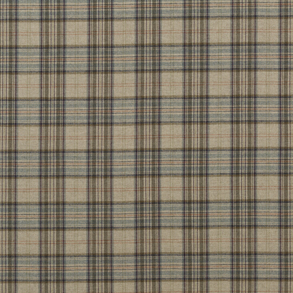 Victoria Plaid Soft Jade by G P & J Baker Fabric HISTORIC ROYAL PALACES MERINO WOOL - 50%;WOOL - 50% United Kingdom Horizontal: 6.501 and Vertical: 7.092 58.706 - Fabric Carolina -