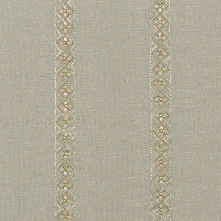 Queen'S Braid Silver/Gilt by G P & J Baker Fabric HISTORIC ROYAL PALACES LINEN - 30%;COTTON - 24%;ZARI - 20%;METAL - 15%;POLYESTER - 11% India - Horizontal: 13.002 and Vertical: 2.364 52.008 - Fabric Carolina -