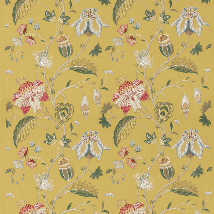 Therapia Ochre by G P & J Baker Fabric EAST TO WEST LINEN - 90%;VISCOSE - 10% India Horizontal: 24.822 and Vertical: 30.732 49.644 - Fabric Carolina -