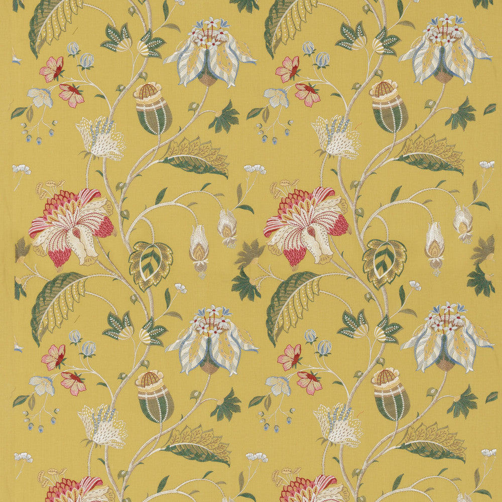 Therapia Ochre by G P & J Baker Fabric EAST TO WEST LINEN - 90%;VISCOSE - 10% India Horizontal: 24.822 and Vertical: 30.732 49.644 - Fabric Carolina -