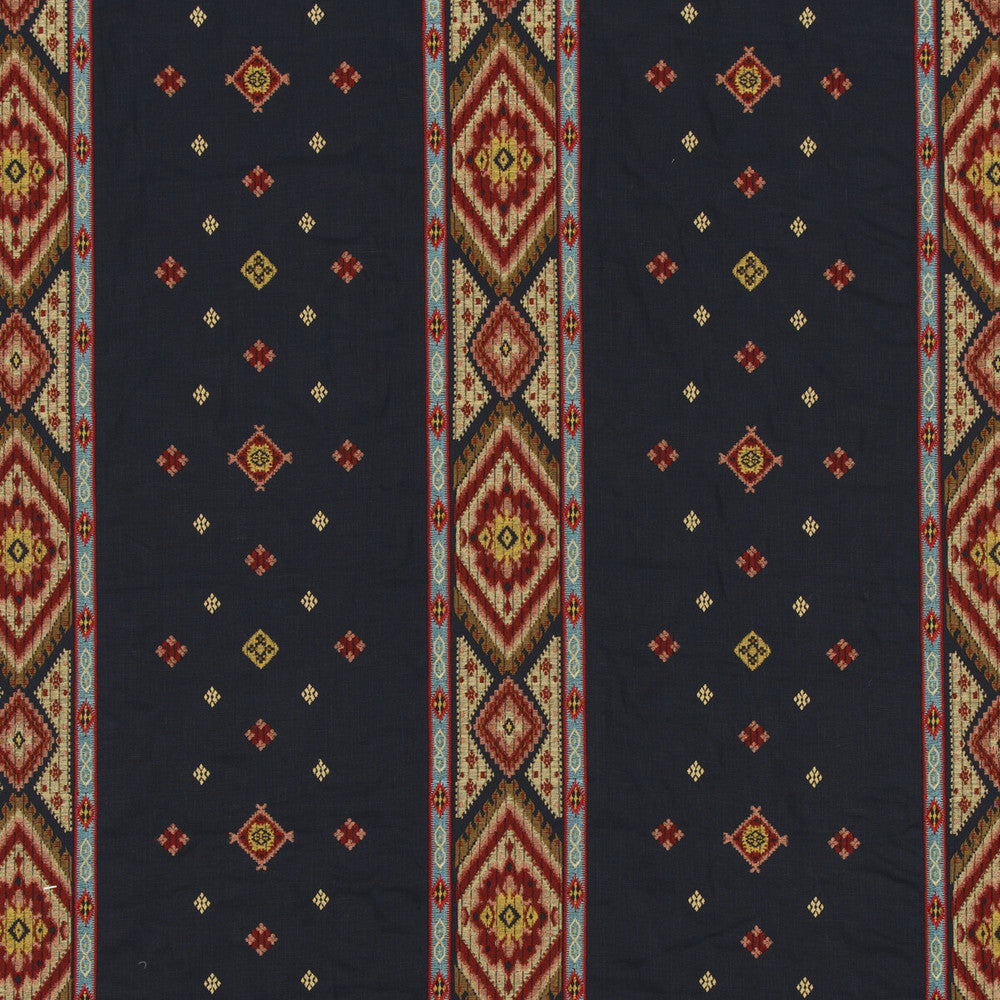 Vanvasi Indigo by G P & J Baker Fabric EAST TO WEST LINEN - 77%;VISCOSE - 20%;POLYESTER - 3% India - Horizontal: 16.548 and Vertical: 13.002 49.644 - Fabric Carolina -