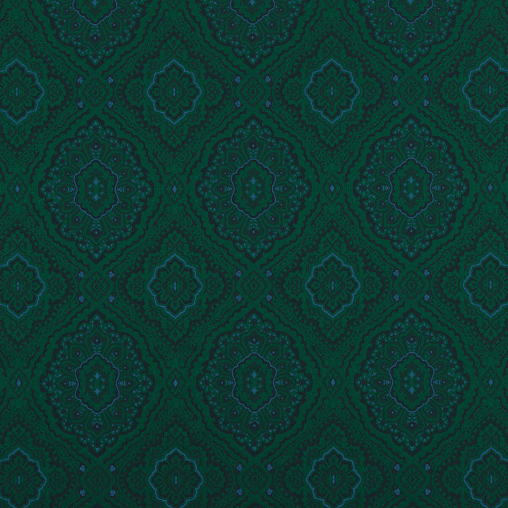Edessa Emerald by G P & J Baker Fabric EAST TO WEST COTTON - 50%;POLYESTER - 32%;VISCOSE - 18% Italy Horizontal: 13.593 and Vertical: 16.942 54.372 - Fabric Carolina -