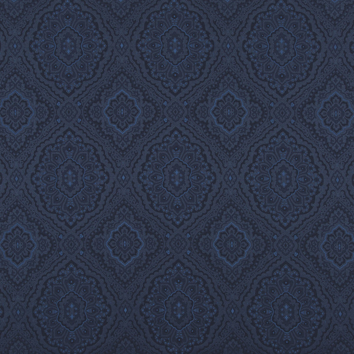 Edessa Indigo by G P & J Baker Fabric EAST TO WEST COTTON - 50%;POLYESTER - 32%;VISCOSE - 18% Italy - Horizontal: 13.593 and Vertical: 16.942 54.372 - Fabric Carolina -