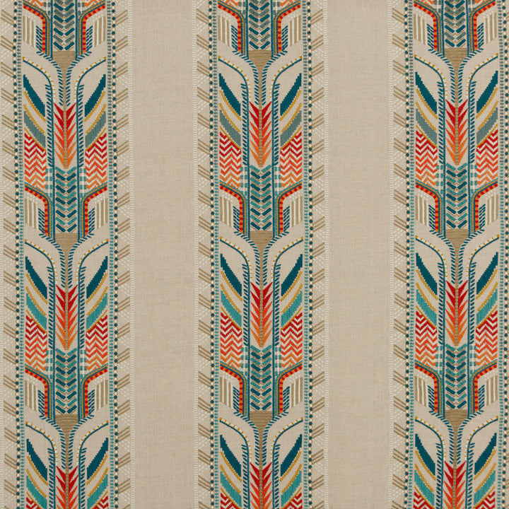 Trebizond Teal by G P & J Baker Fabric EAST TO WEST LINEN - 100% India Horizontal: 16.548 and Vertical: 15.366 49.644 - Fabric Carolina -