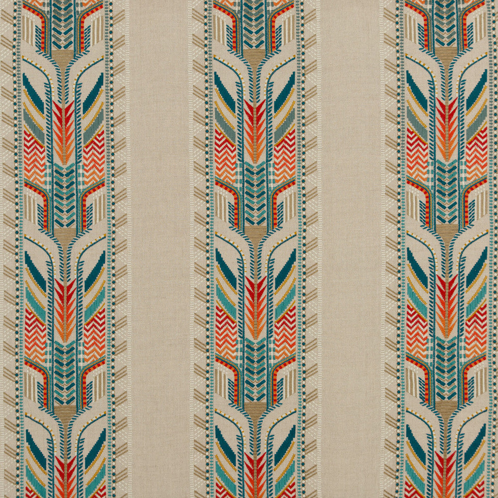 Trebizond Teal by G P & J Baker Fabric EAST TO WEST LINEN - 100% India - Horizontal: 16.548 and Vertical: 15.366 49.644 - Fabric Carolina -
