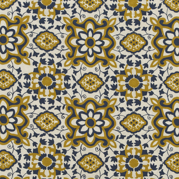 Izmir Indigo by G P & J Baker Fabric EAST TO WEST LINEN - 60%;COTTON - 40% India Horizontal: 16.548 and Vertical: 15.366 49.644 - Fabric Carolina -