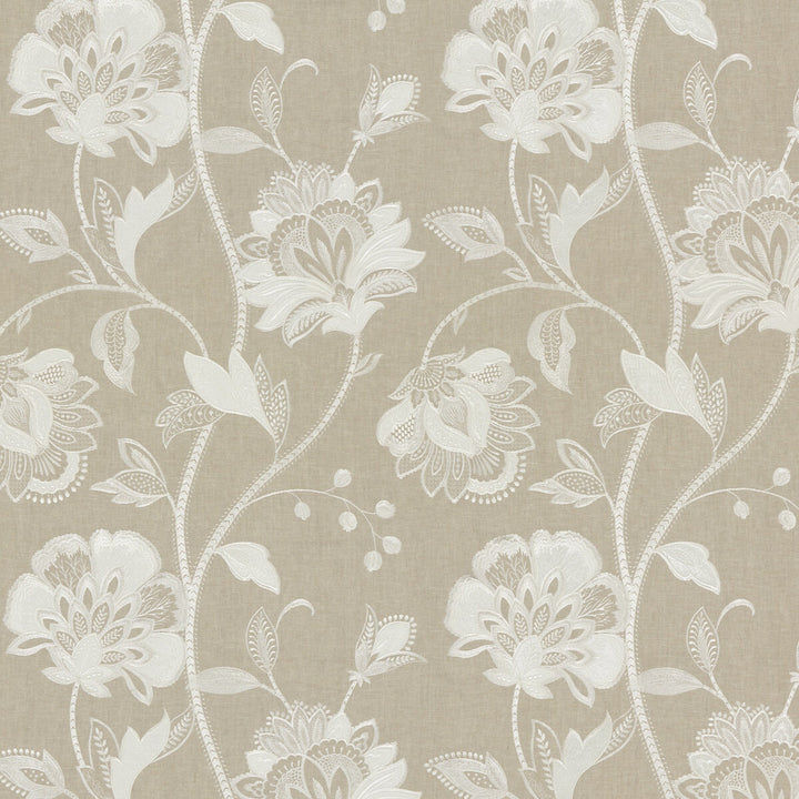 Ormesby Ivory/Stone by G P & J Baker Fabric KESWICK EMBROIDERIES LINEN - 80%;COTTON - 10%;VISCOSE - 10% India - Horizontal: 24.822 and Vertical: 30.732 49.644 - Fabric Carolina -