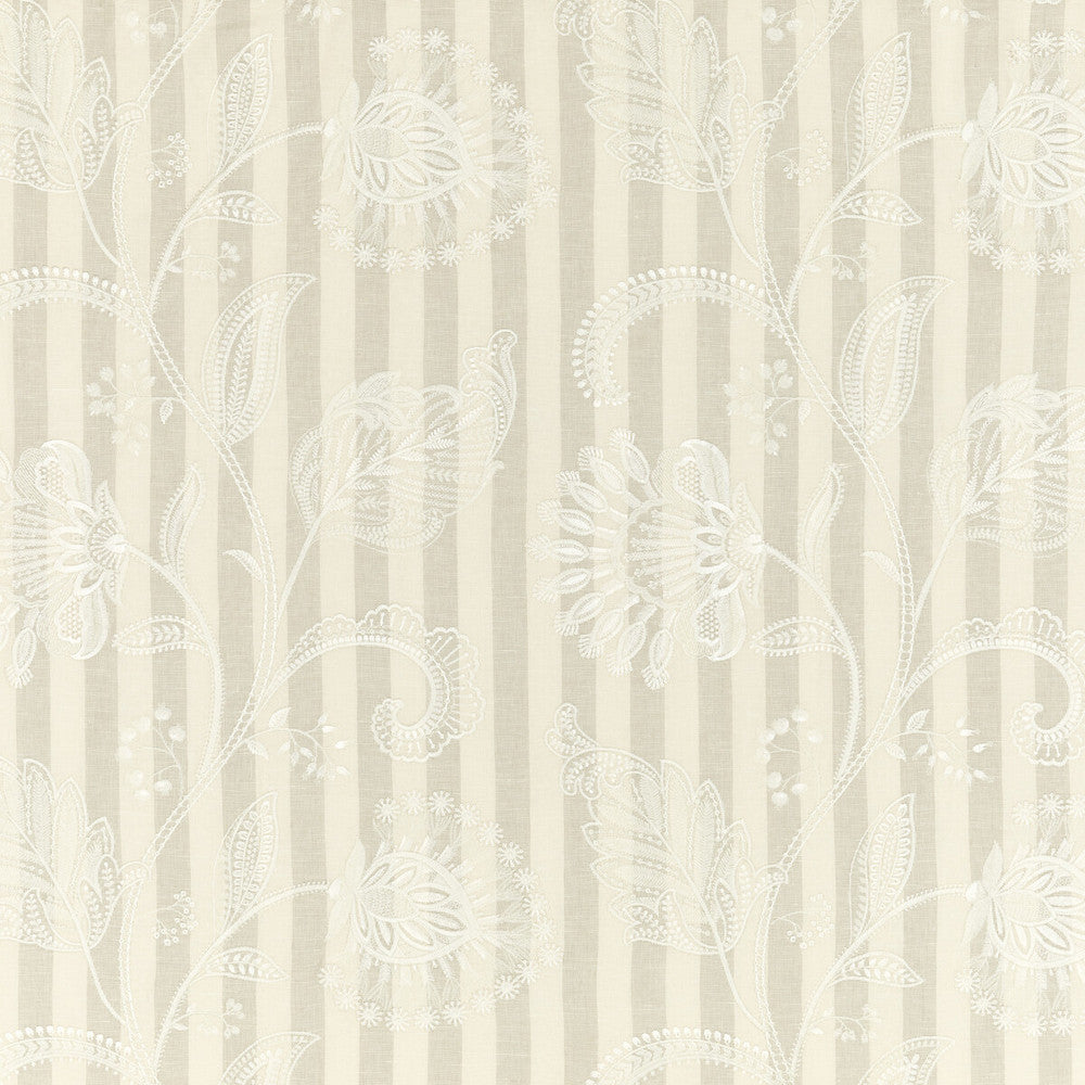 Ellonby Ivory/Stone by G P & J Baker Fabric KESWICK EMBROIDERIES LINEN - 45%;POLYESTER - 25%;COTTON - 15%;VISCOSE - 15% India - Horizontal: 53.978 and Vertical: 29.156 53.978 - Fabric Carolina -