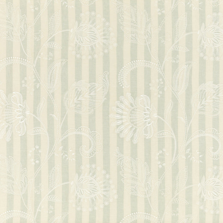 Ellonby Aqua by G P & J Baker Fabric G P & J Baker Fabric Ellonby AquaFabric KESWICK EMBROIDERIES LINEN - 45%;POLYESTER - 25%;COTTON - 15%;VISCOSE - 15% India </p><p>Repeat: H: 53.978, V: 29.156 53.978 - Fabric Carolina -