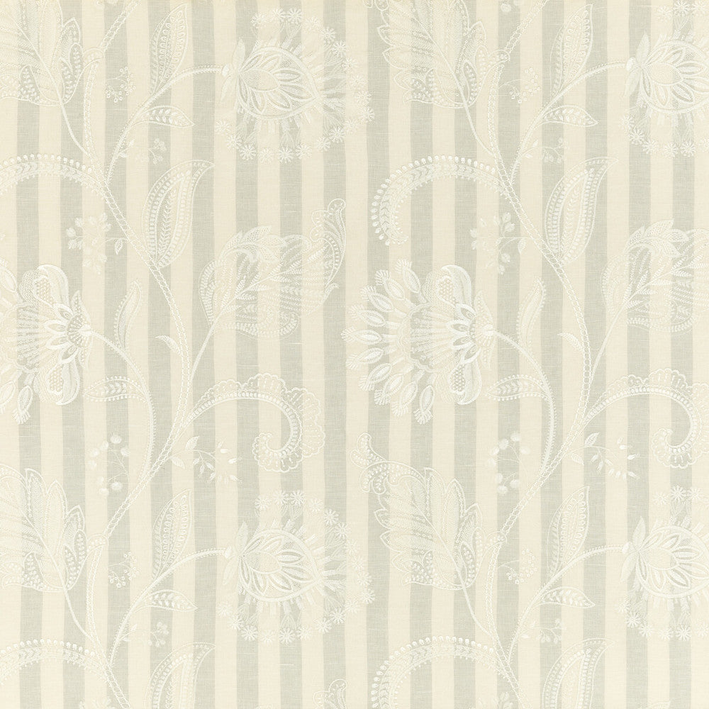 Ellonby Soft Blue by G P & J Baker Fabric G P & J Baker Fabric Ellonby Soft BlueFabric KESWICK EMBROIDERIES LINEN - 45%;POLYESTER - 25%;COTTON - 15%;VISCOSE - 15% India </p><p>Repeat: H: 53.978, V: 29.156 53.978 - Fabric Carolina -