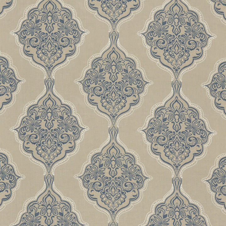Montacute Indigo by G P & J Baker Fabric G P & J Baker Fabric Montacute IndigoFabric KESWICK EMBROIDERIES LINEN - 74%;POLYESTER - 20%;RAYON - 6% India </p><p>Repeat: H: 26.004, V: 19.7 52.008 - Fabric Carolina -