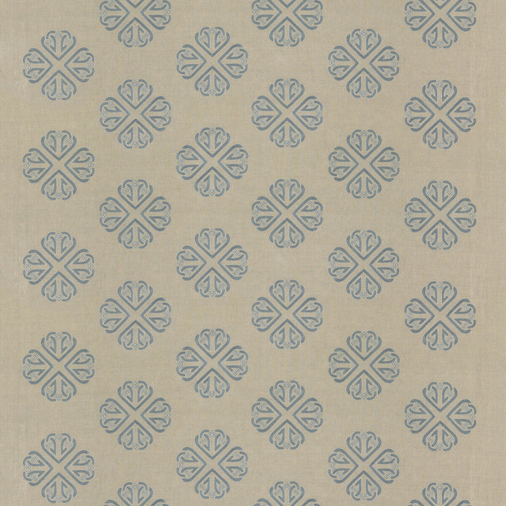 Kersloe Soft Blue by G P & J Baker Designer Fabric KESWICK EMBROIDERIES LINEN - 57%;POLYESTER - 38%;RAYON - 5% India Horizontal: 17.73 and Vertical: 11.82 53.19 - Swanky Fabrics -
