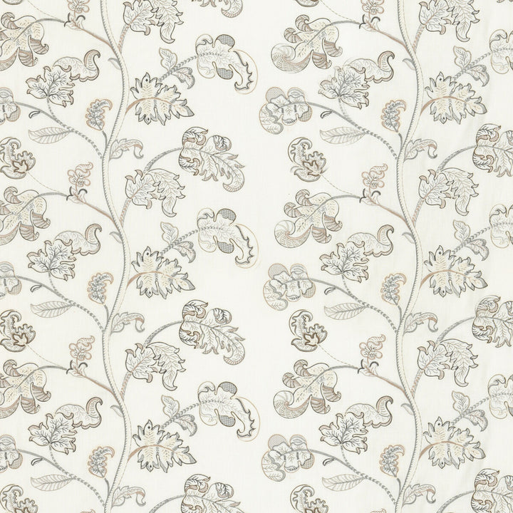 Alderwood Ivory/Stone by G P & J Baker Fabric KESWICK EMBROIDERIES LINEN - 65%;RAYON - 35% India - Horizontal: 26.004 and Vertical: 15.76 52.008 - Fabric Carolina -