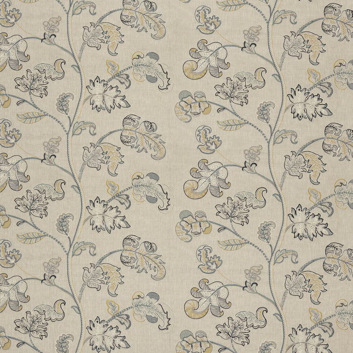Alderwood Soft Blue by G P & J Baker Fabric KESWICK EMBROIDERIES LINEN - 65%;RAYON - 35% India - Horizontal: 26.004 and Vertical: 15.76 52.008 - Fabric Carolina -