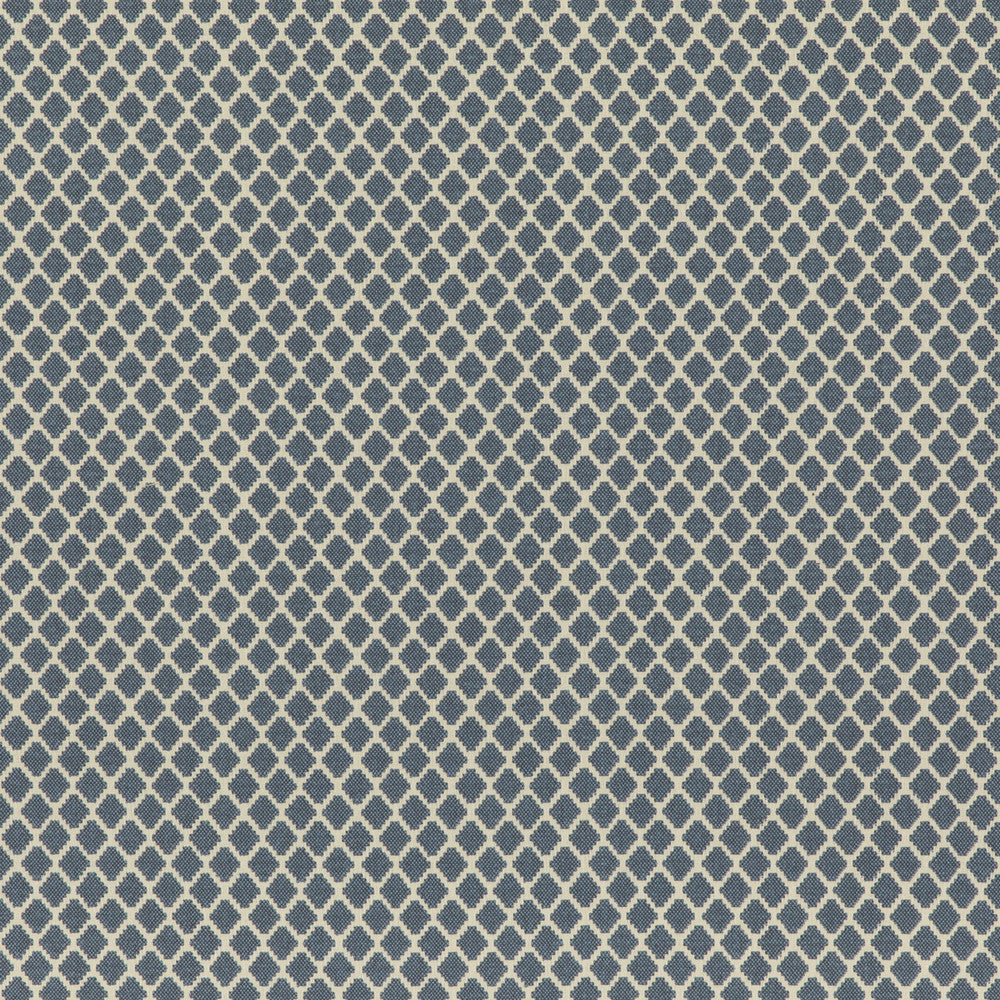 Cheswell Indigo by G P & J Baker Fabric COROMANDEL COTTON - 69%;LINEN - 31% France HEAVY Horizontal: 1.182 and Vertical: 1.576 53.19 - Fabric Carolina -