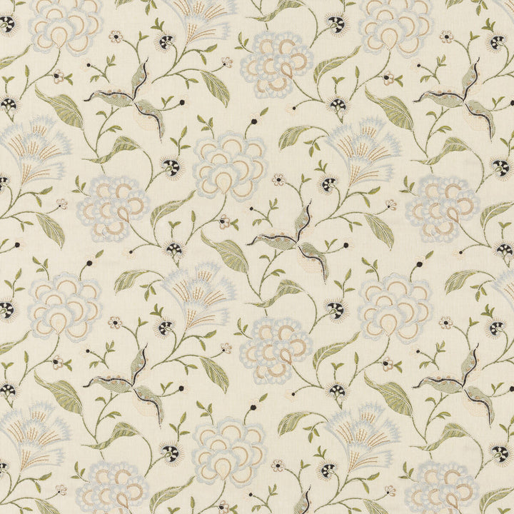 Lamorna Embroidery Linen by G P & J Baker Fabric ARTISAN II LINEN - 65%;VISCOSE - 35% India Horizontal: 26.792 and Vertical: 22.852 53.584 - Fabric Carolina -