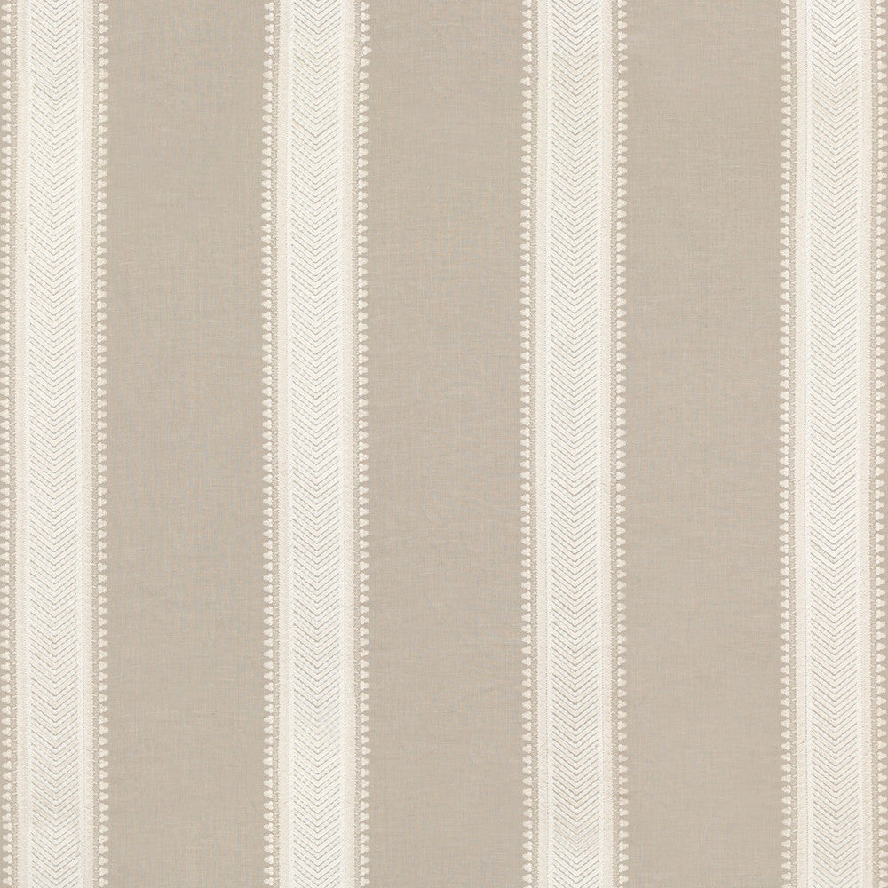 Kerris Stripe Dove by G P & J Baker Fabric G P & J Baker Fabric Kerris Stripe DoveFabric ARTISAN II LINEN - 54%;VISCOSE - 24%;SPUN VISCOSE - 13%;SPUN POLYESTER - 9% India </p><p>Repeat: H: 12.411, V: 49.644 - Fabric Carolina -