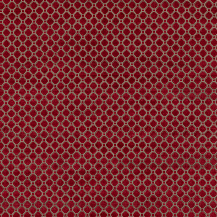 Indus Velvet Red by G P & J Baker Fabric COROMANDEL VELVETS VISCOSE - 100% Belgium HEAVY Horizontal: 1.379 and Vertical: 1.379 53.978 - Fabric Carolina -