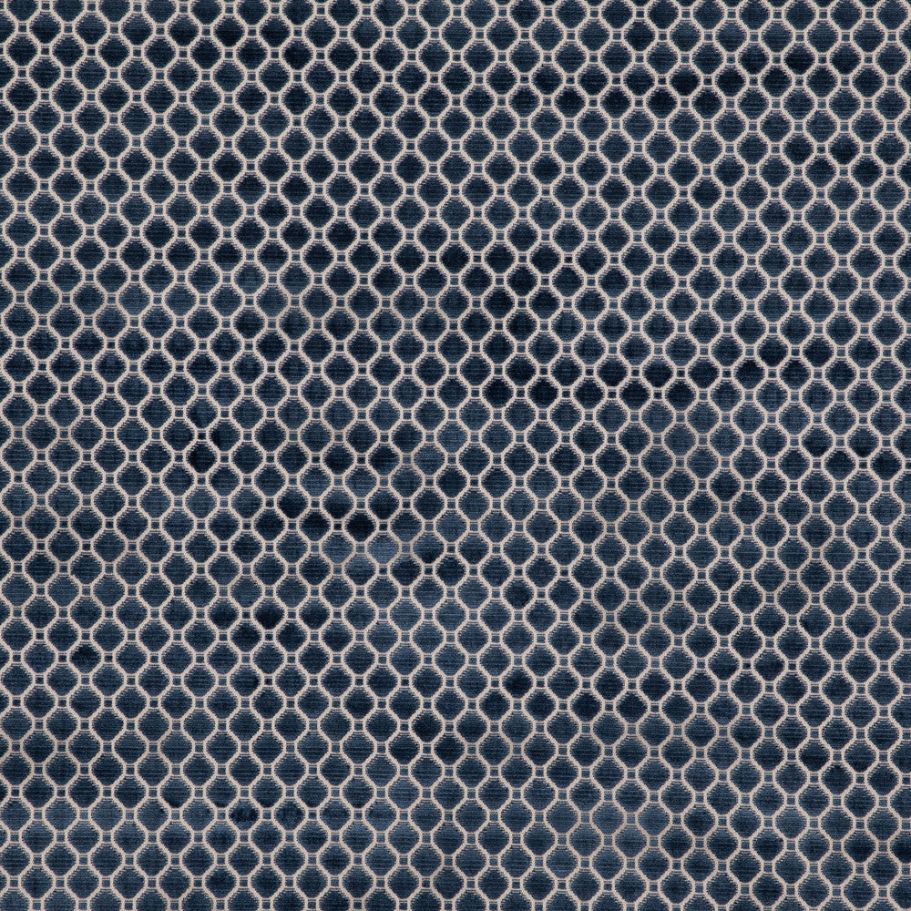 Indus Velvet Indigo by G P & J Baker Fabric COROMANDEL VELVETS VISCOSE - 100% Belgium HEAVY Horizontal: 1.379 and Vertical: 1.379 53.978 - Fabric Carolina -
