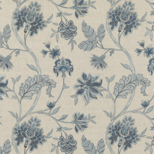 Arundel Blue by G P & J Baker Fabric