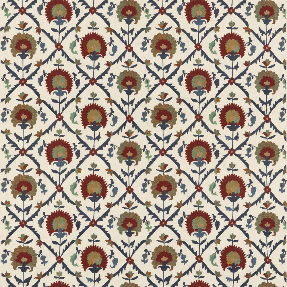 Winchelsea Red/ Blue by G P & J Baker Fabric PORTOBELLO LINEN - 66%;POLYESTER - 34% India Horizontal: 24.822 and Vertical: 12.608 49.644 - Fabric Carolina -