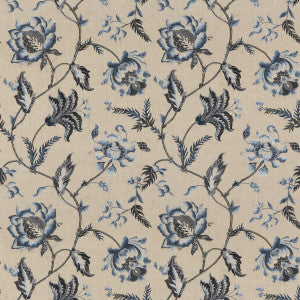 Antique Trail Indigo by G P & J Baker Fabric