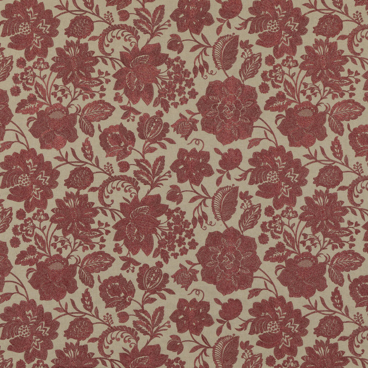 Berwick Red by G P & J Baker Fabric PORTOBELLO VISCOSE - 50%;LINEN - 33%;POLYESTER - 17% India Horizontal: 26.004 and Vertical: 15.366 52.008 - Fabric Carolina -